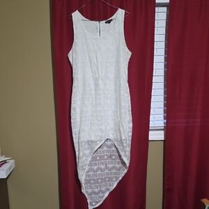 Elegant White Lace Dress